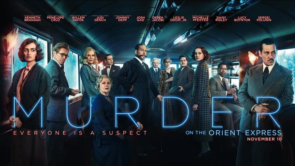 Murder on the Orient Express landscape poster