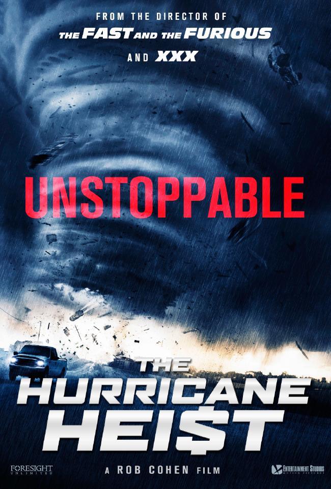 The Hurricane Heist landscape poster