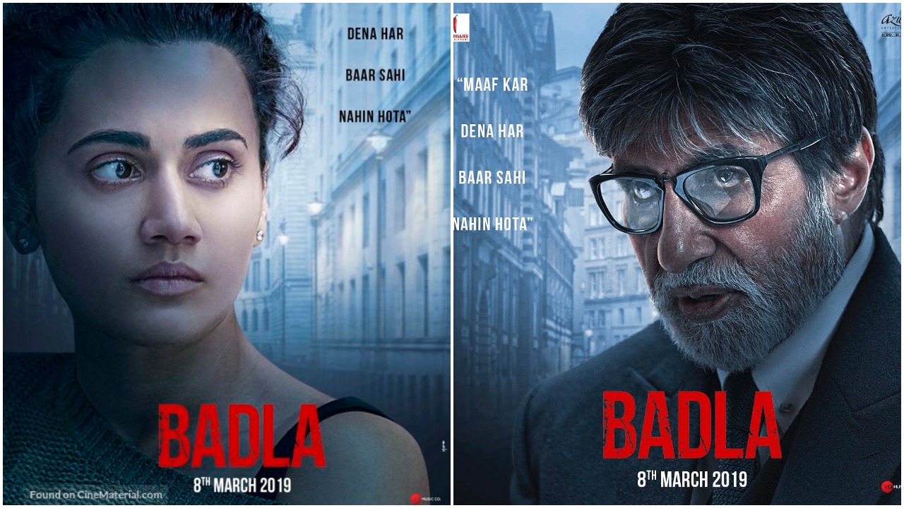 Badla - Hindi landscape poster