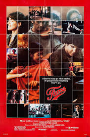 Fame 1980 landscape poster