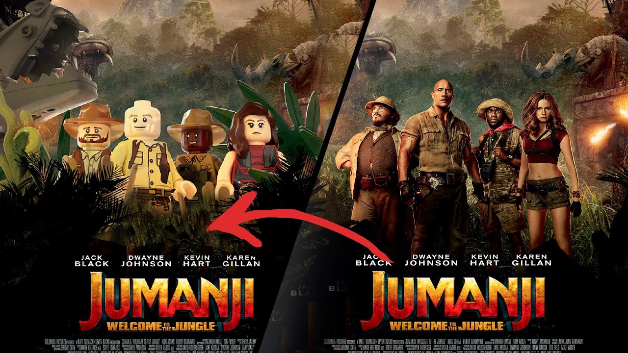 3D Jumanji: The Next Level landscape poster