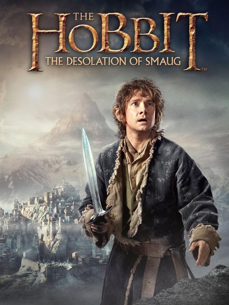 The Hobbit : The Desolation of Smaug 3D landscape poster