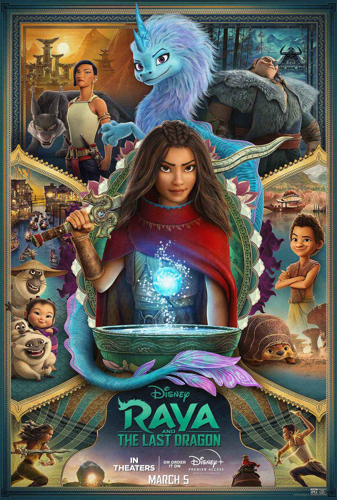 Raya and the Last Dragon (PG) landscape poster