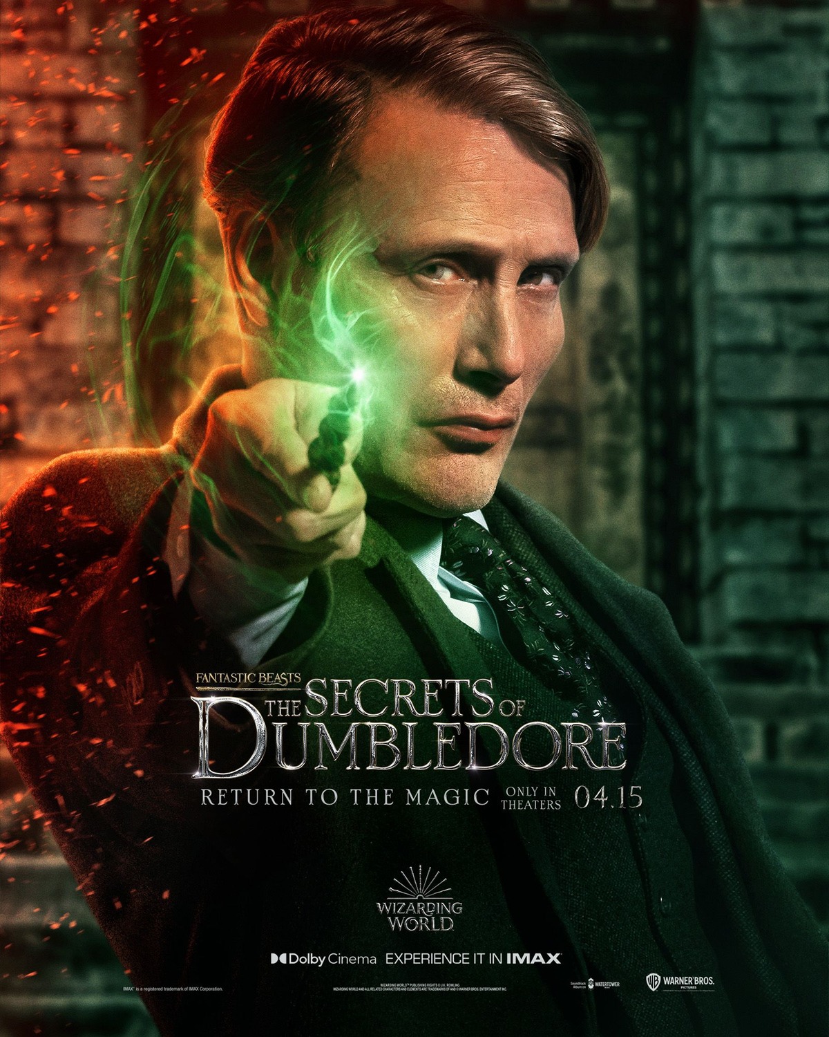 Fantastic Beasts: The Secrets of Dumbledore (PG) landscape poster