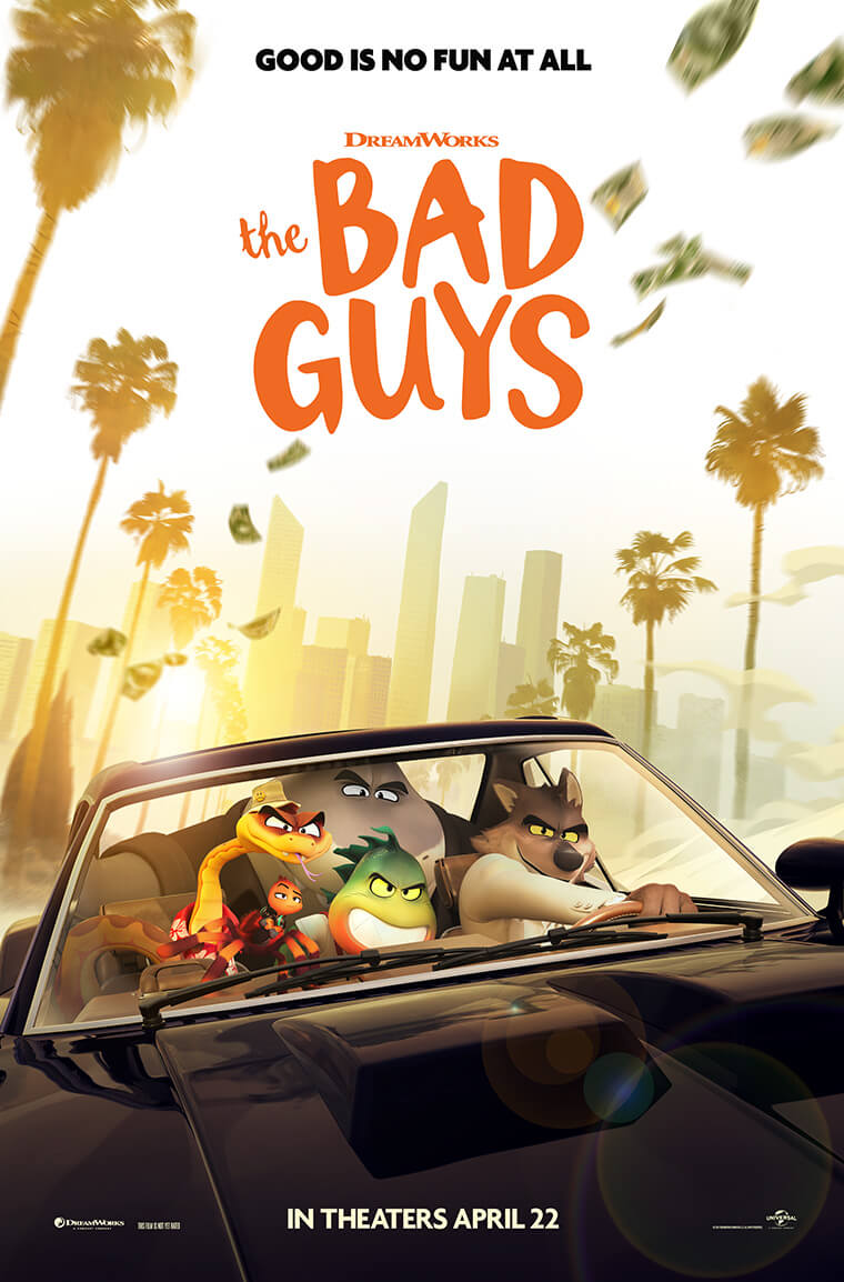 The Bad Guys (PG) landscape poster