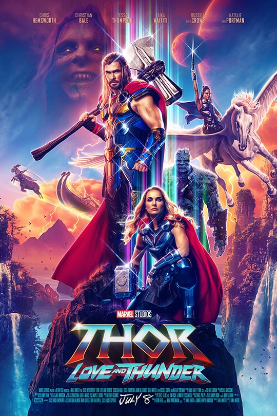 Thor: Love and Thunder: IN 3D (PG) landscape poster