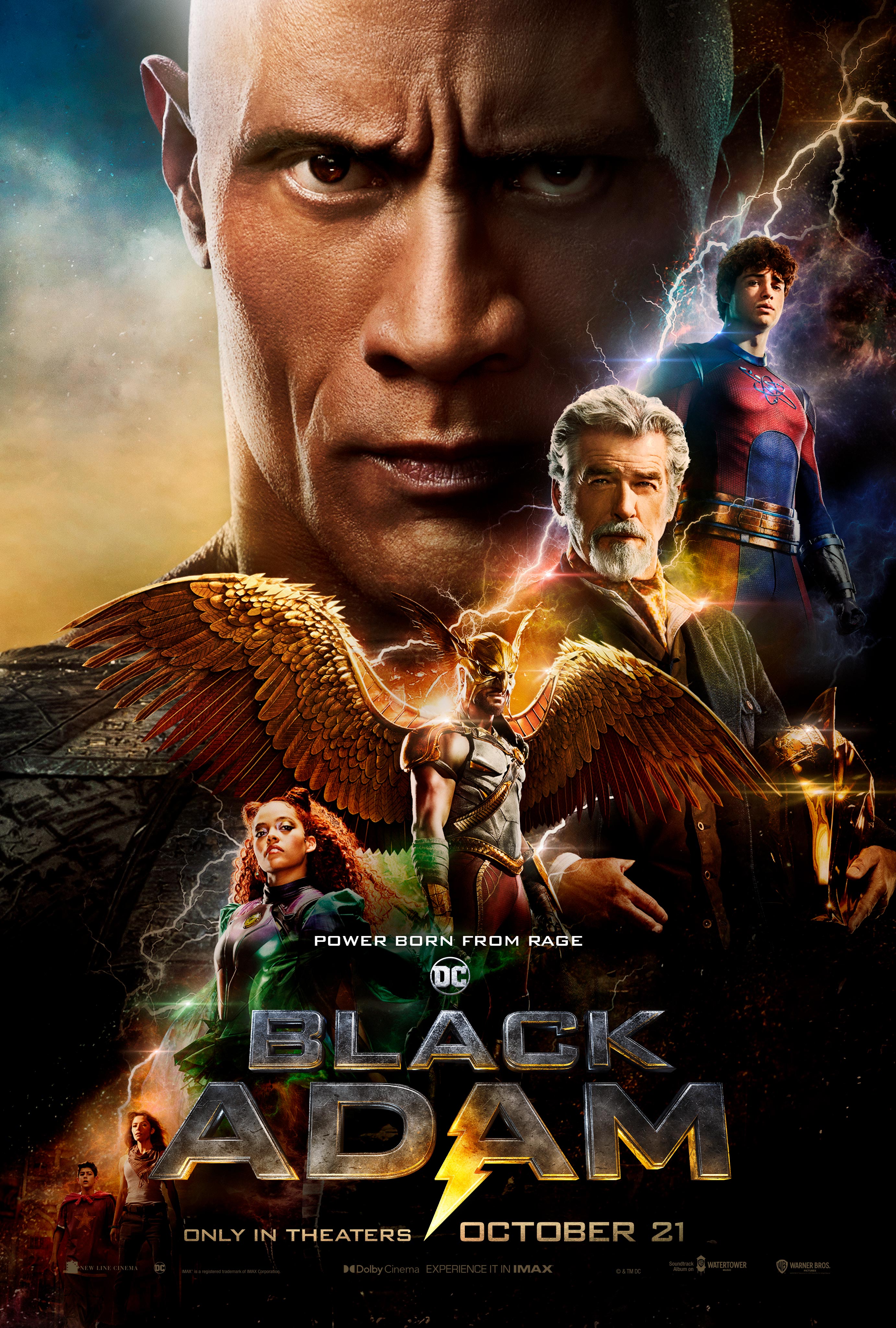 Black Adam (PG) landscape poster