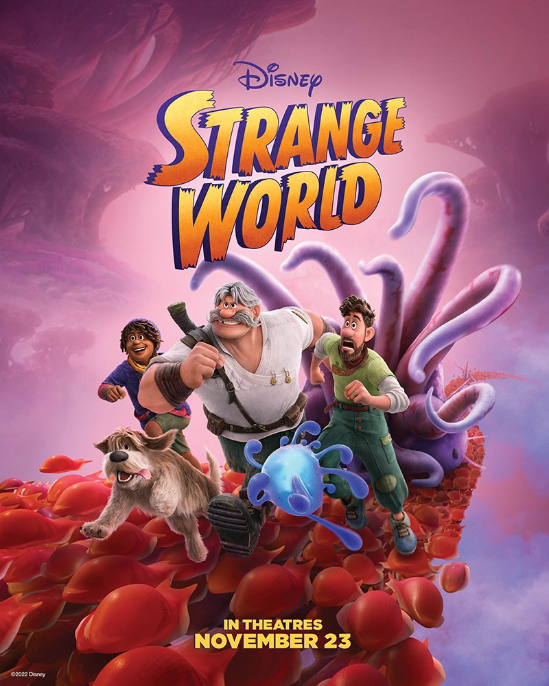 Strange World (PG) landscape poster