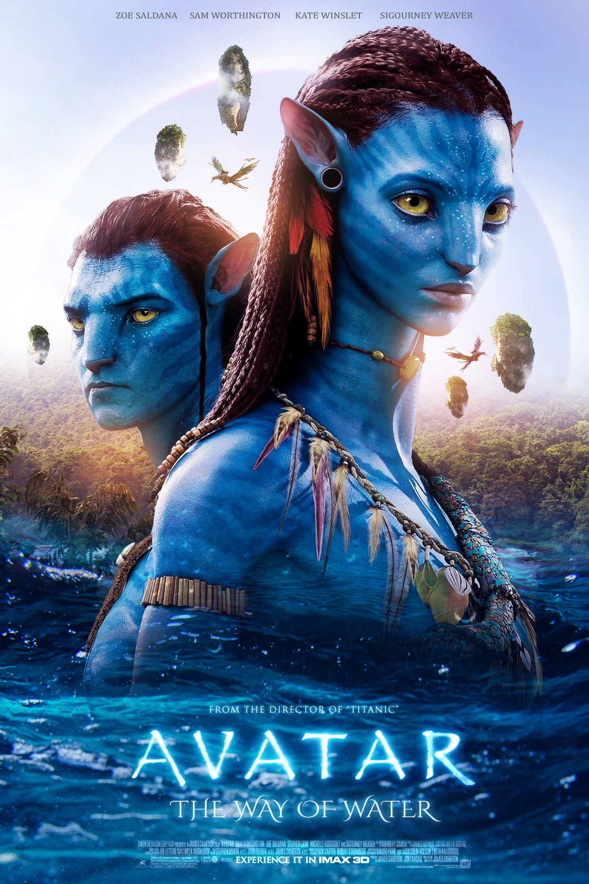 Avatar: The Way of Water IN:3D (PG) landscape poster