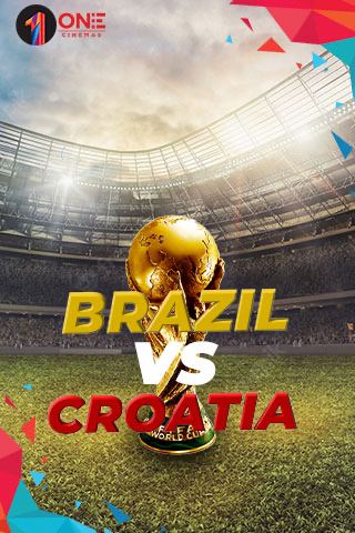 Brazil vs Croatia landscape poster