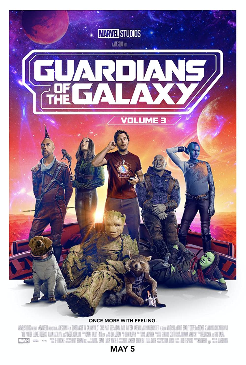 Guardians of the Galaxy Vol. 3 (PG) landscape poster