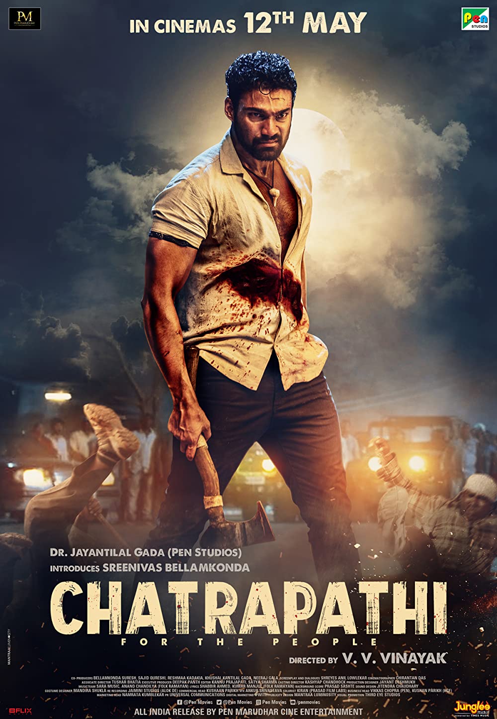 Chatrapathi landscape poster