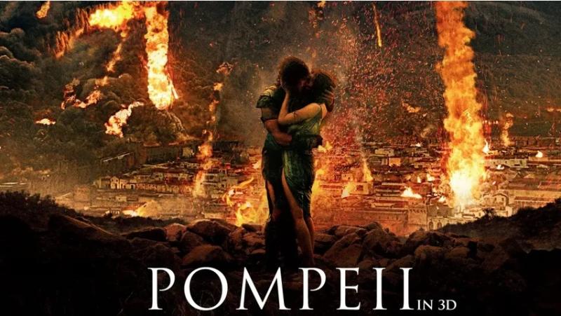 Pompeii IN 3D landscape poster