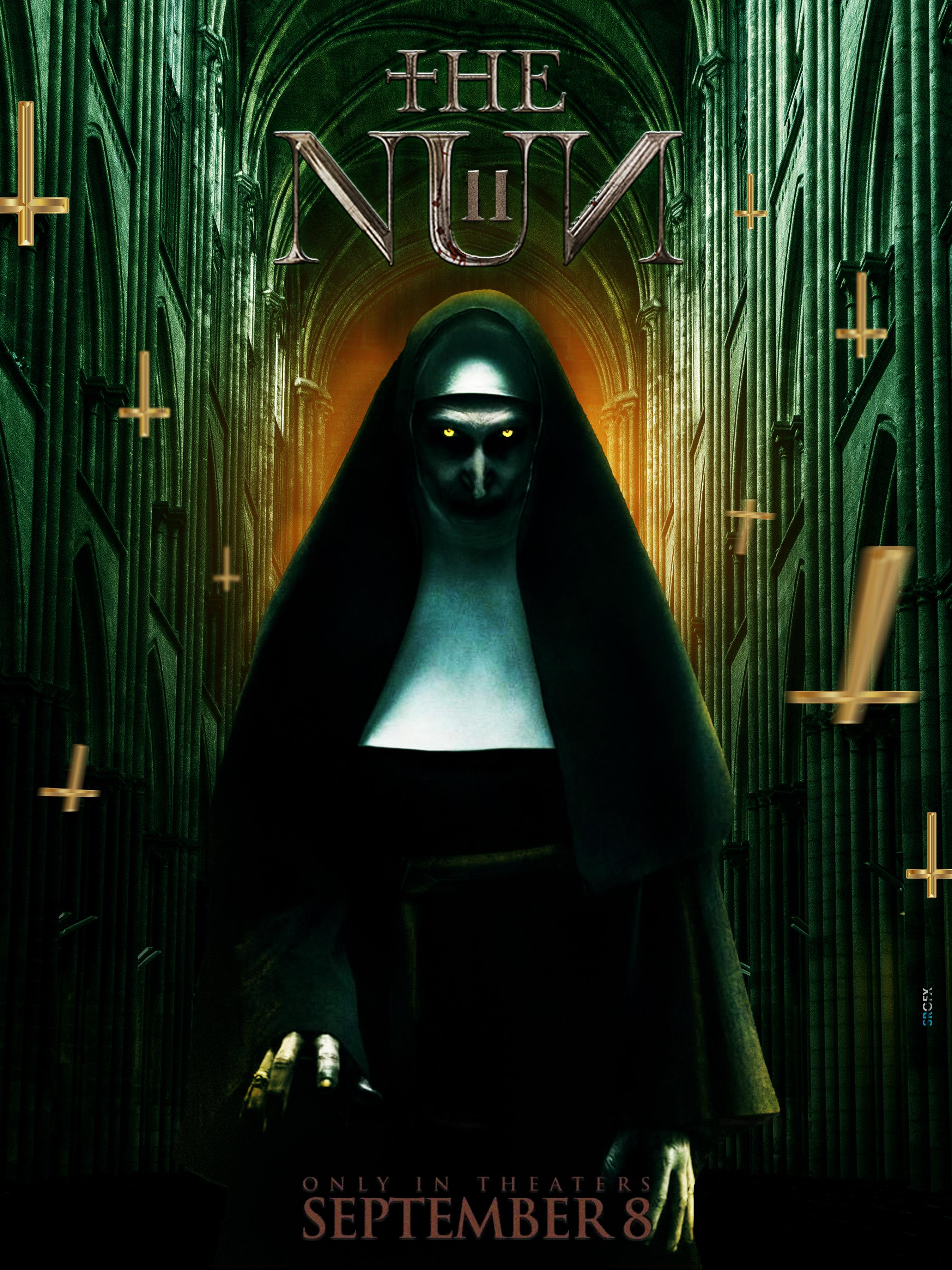 The Nun II landscape poster