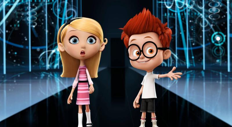 Mr. Peabody & Sherman 3D landscape poster