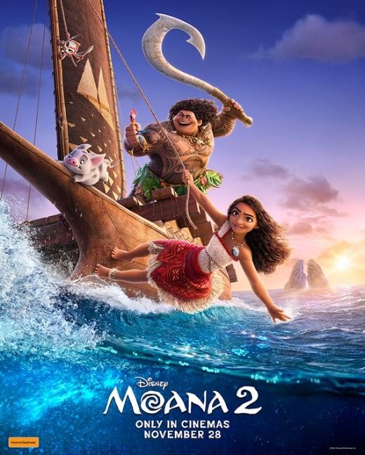 Moana 2 :IN 3D (PG) landscape poster