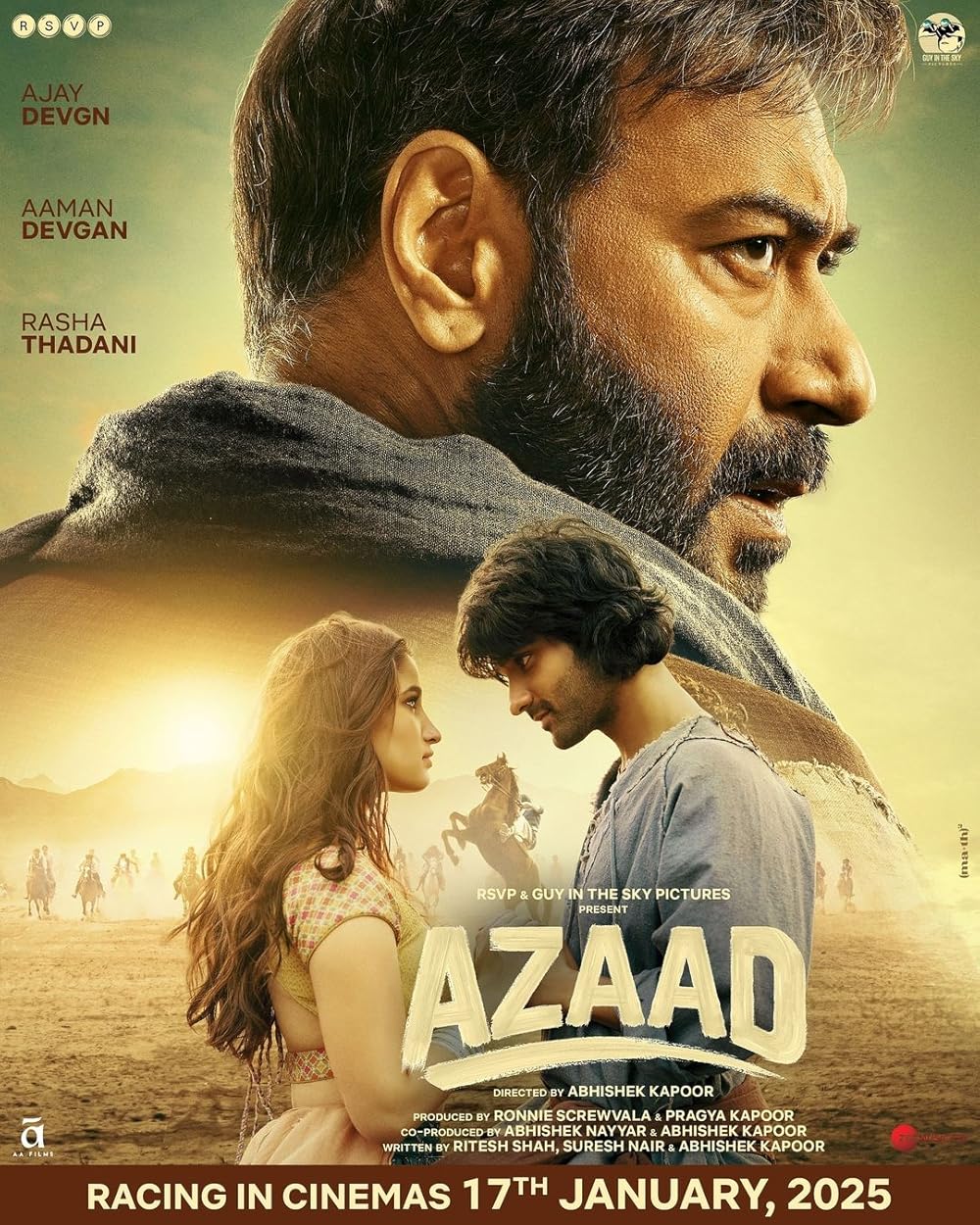 Azaad (PG) landscape poster