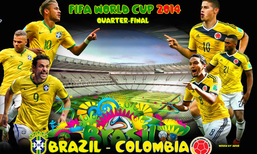 Brazil Vs. Colombia (QF2) landscape poster