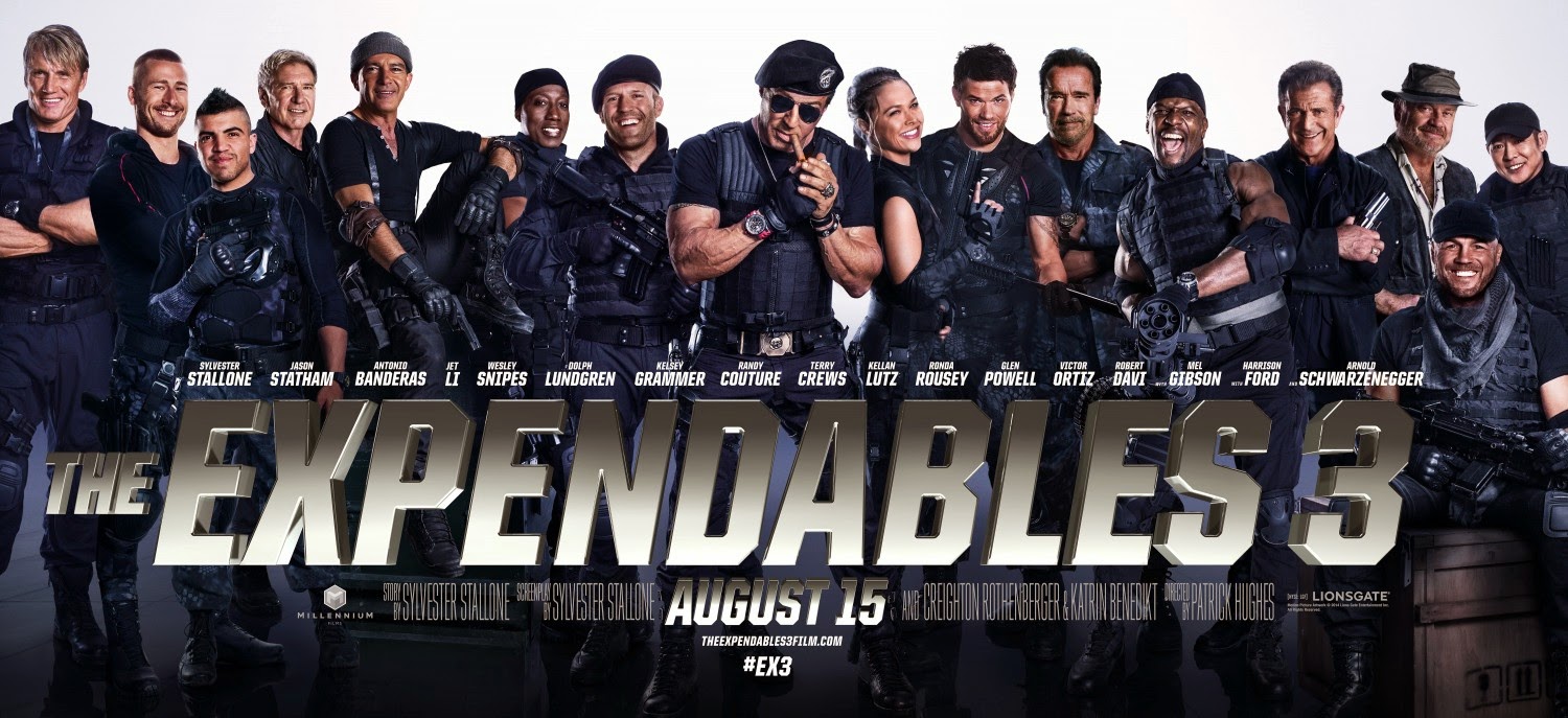 The Expendables 3 landscape poster