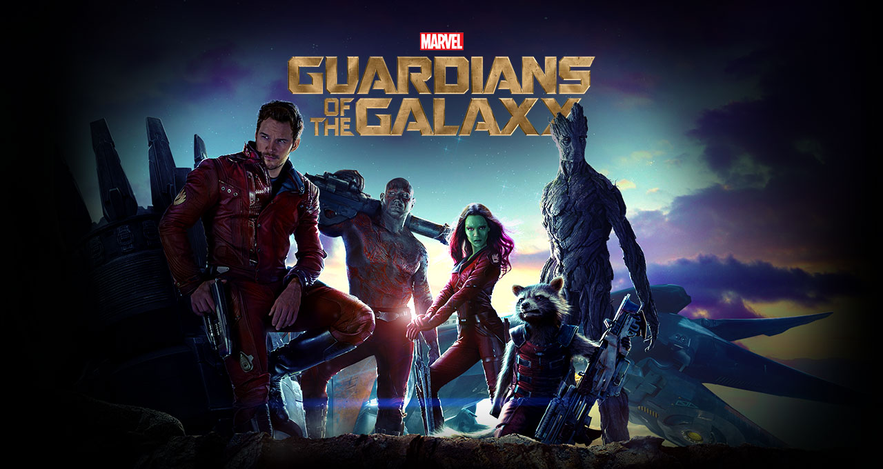 Guardians of the Galaxy landscape poster