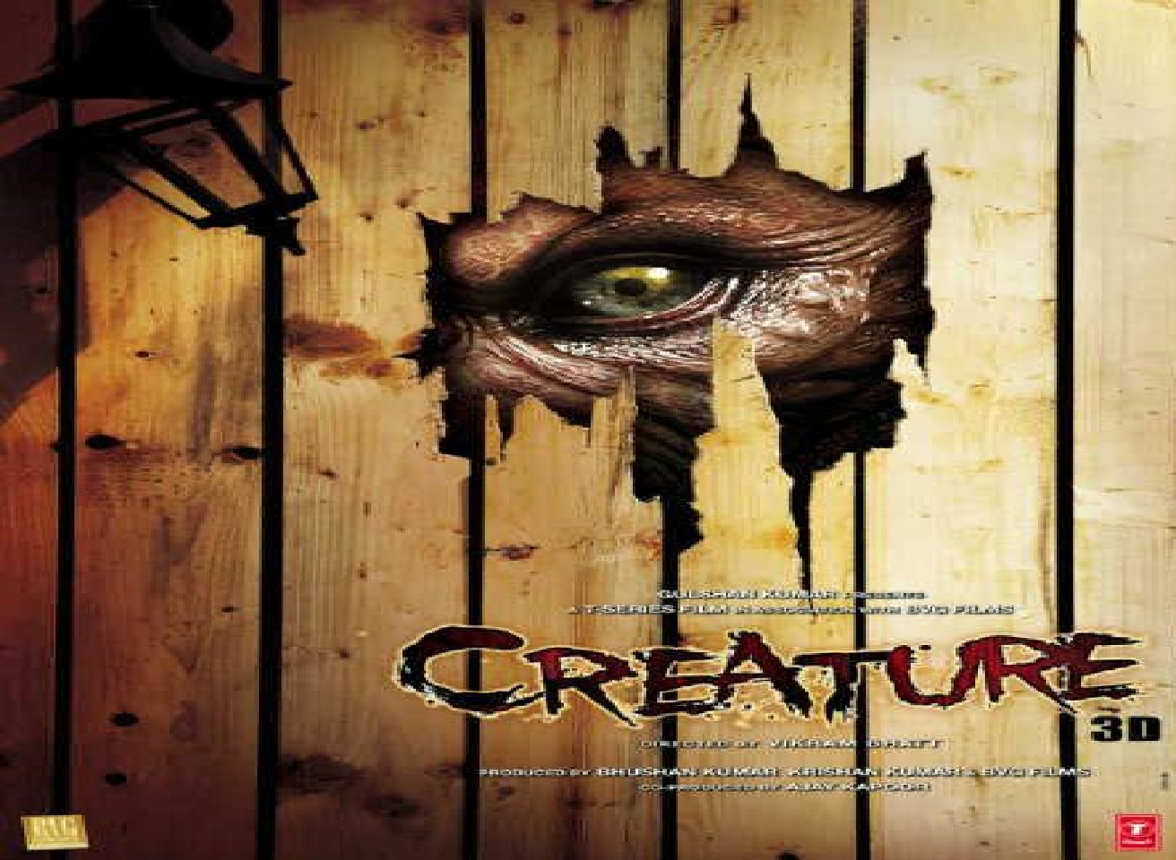 Creature landscape poster