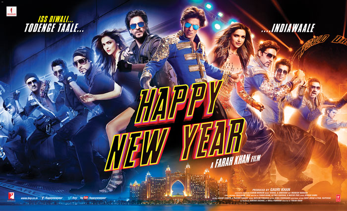 Happy New Year landscape poster