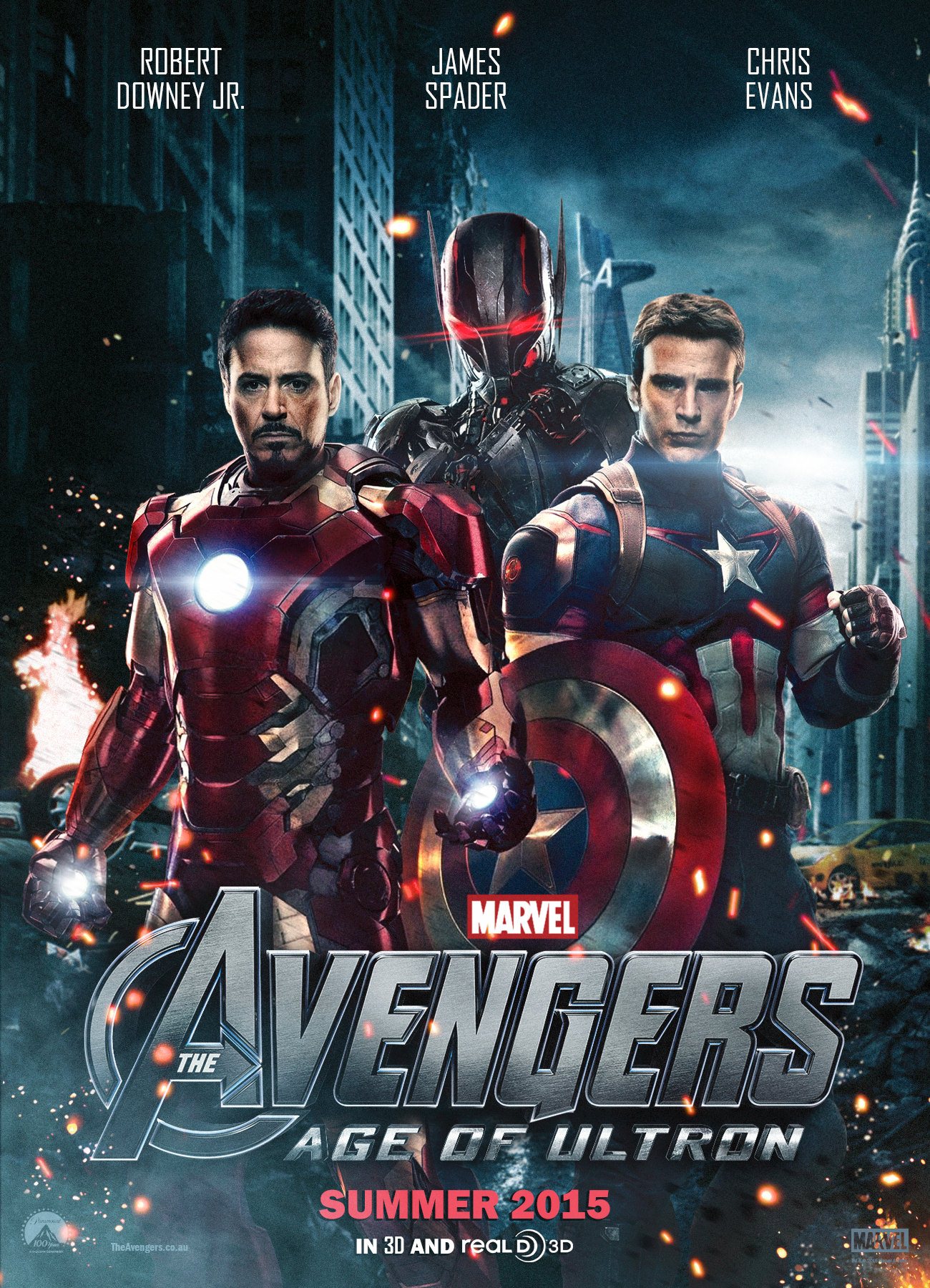 Avengers:Age of Ultron landscape poster