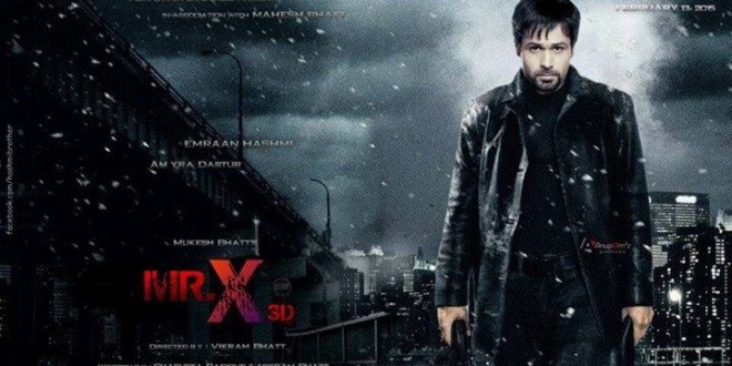 Mr.X In 3D landscape poster