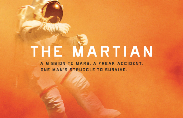 The Martian landscape poster