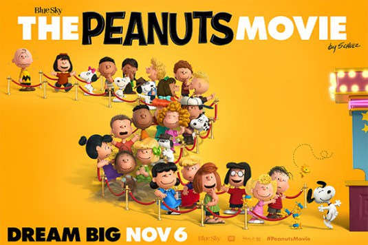 Snoopy and Charlie Brown :The Peanuts Movies In 3D landscape poster