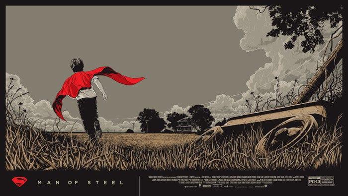 Man of Steel landscape poster