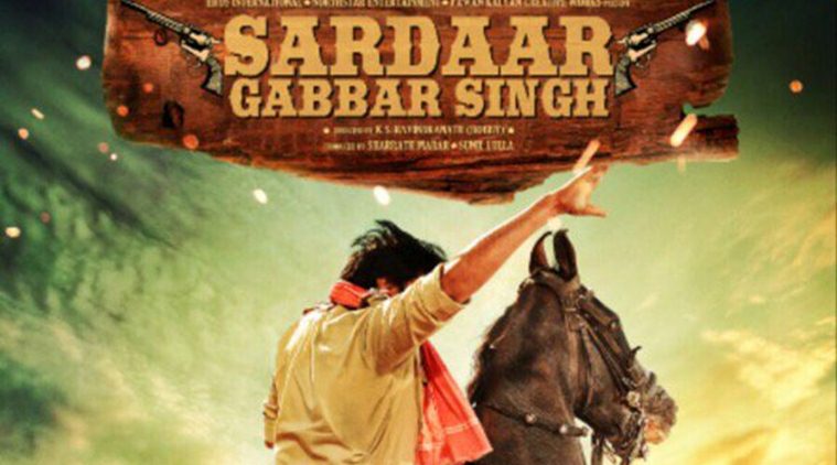 Sardaar Gabbar Singh landscape poster