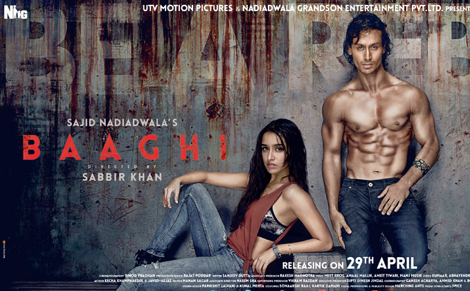 Baaghi landscape poster