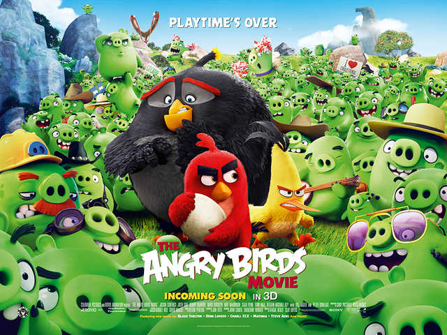 The Angry Birds Movie landscape poster