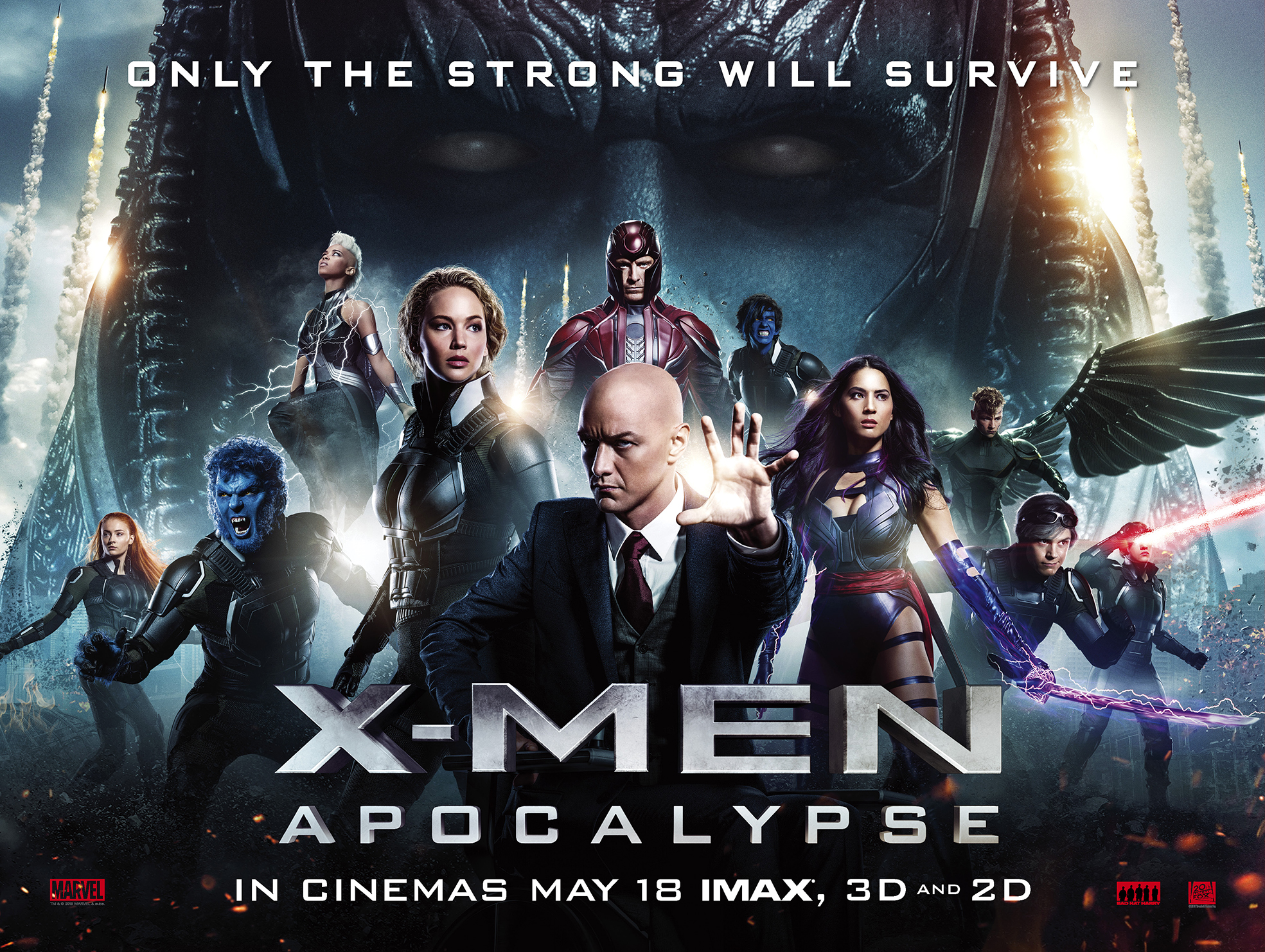 X-Men Apocalypse landscape poster