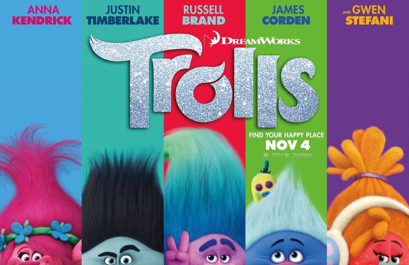 Trolls landscape poster