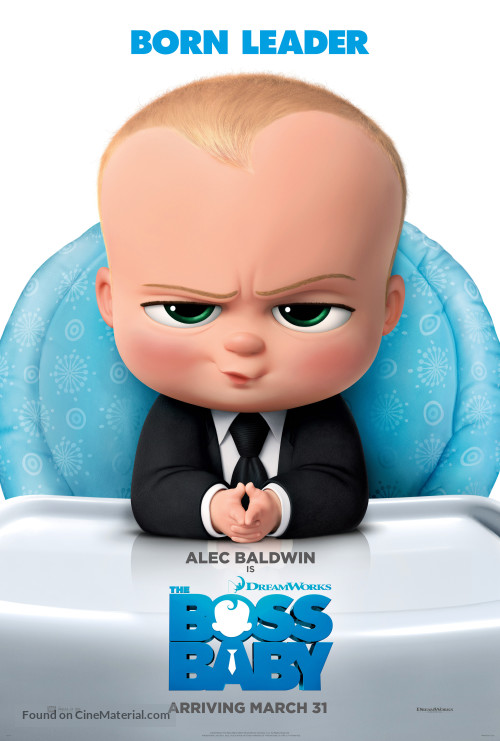 The Boss Baby in 3D PORTRAIT POSTER