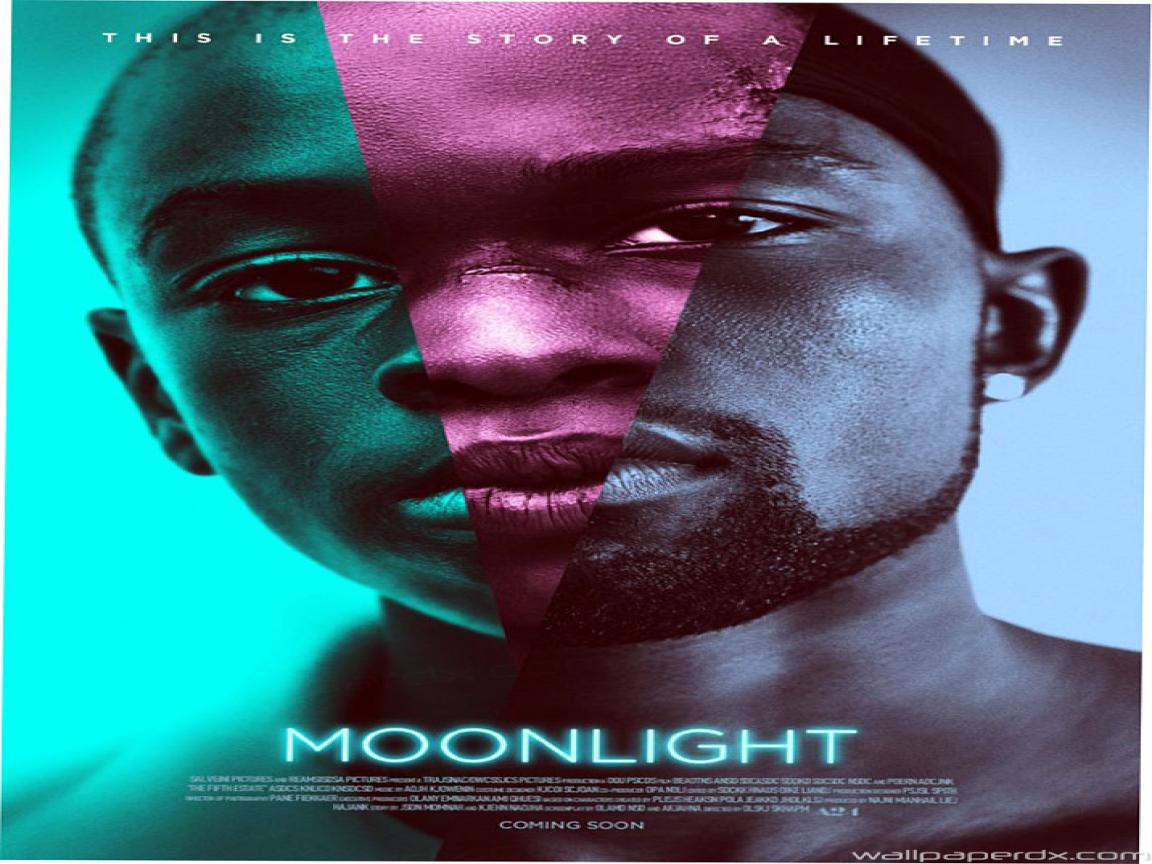 Moonlight landscape poster