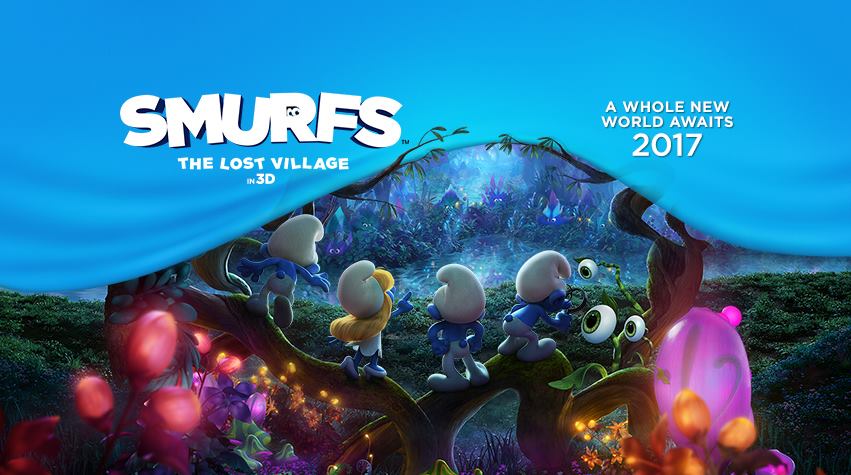 Smurfs: The Lost Village landscape poster